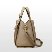 Aria Luxe Pebbled Bucket Bag