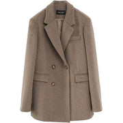 The Astoria Wool Blend Tailored Coat