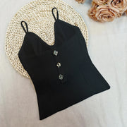 Sculpted Elegance Knit Corset Tank
