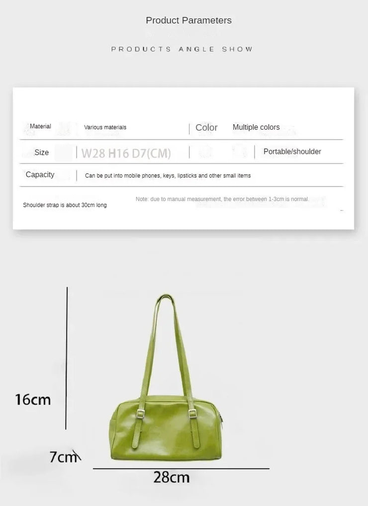 Luna Soft Gloss Pillow Shoulder Bag