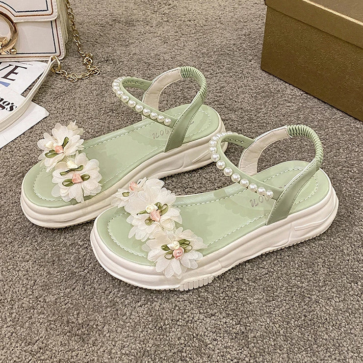 Blossom Pearl Garden Sandals