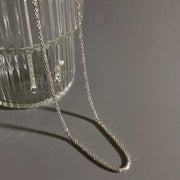Lustra™ Minimalist Stainless Steel Sparkle Chain Necklace