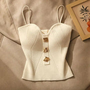 Sculpted Elegance Knit Corset Tank