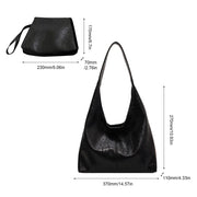 Women Vintage Soft PU Leather Shoulder Bag