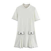 Mod Pocket Flare Mini Dress