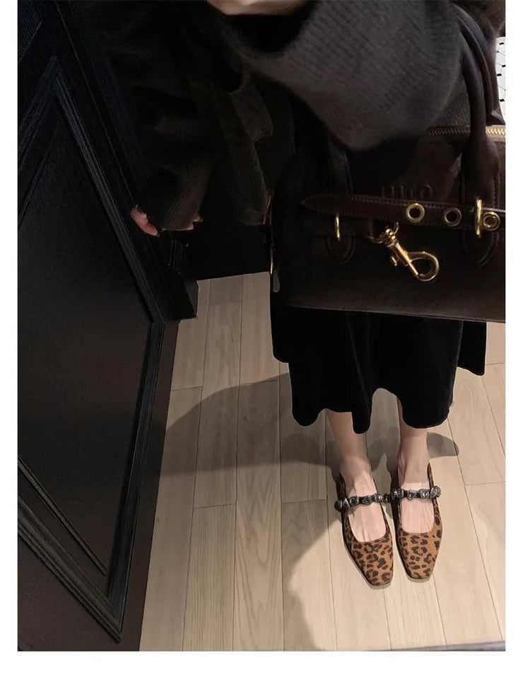 Shoes Women Flats Shallow Mouth Pointed Toe Loafers Ballerinas