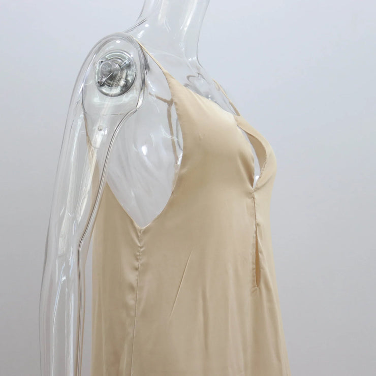 Chic Open Back Maxi Dress for Summer