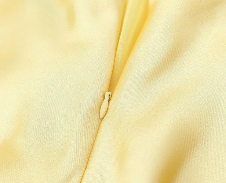 Satin Backless Slip Dress for Women