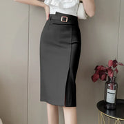 Cambridge Contour Belted Pencil Skirt