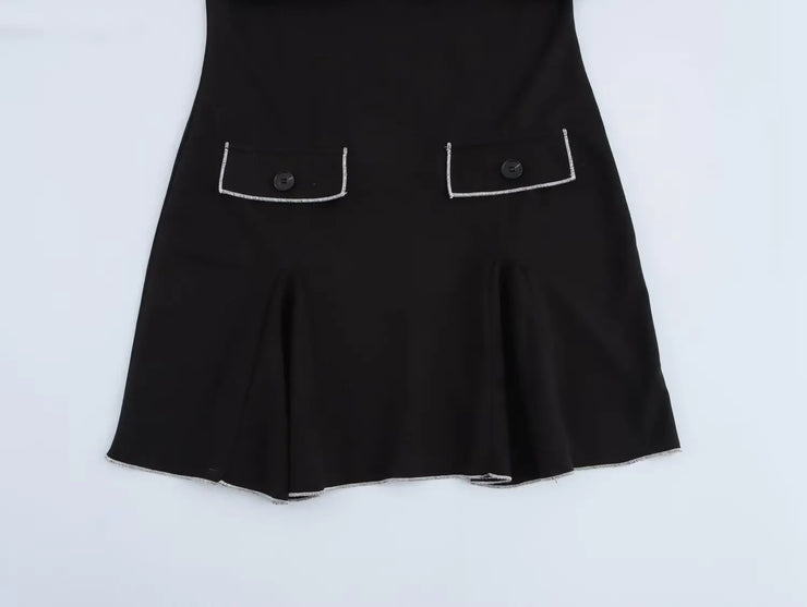 Mod Pocket Flare Mini Dress