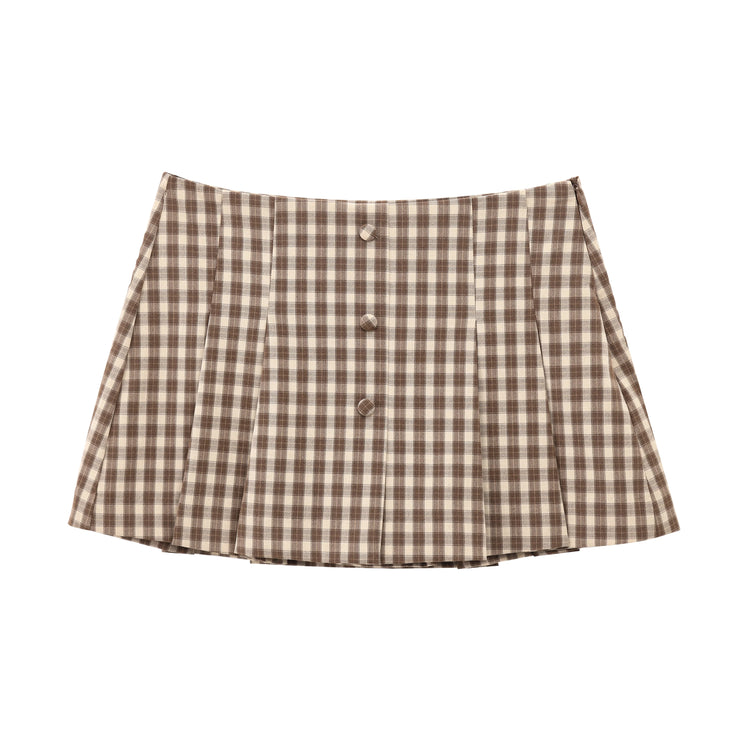 Heritage Checkered Vest & Skirt Co-Ord Set