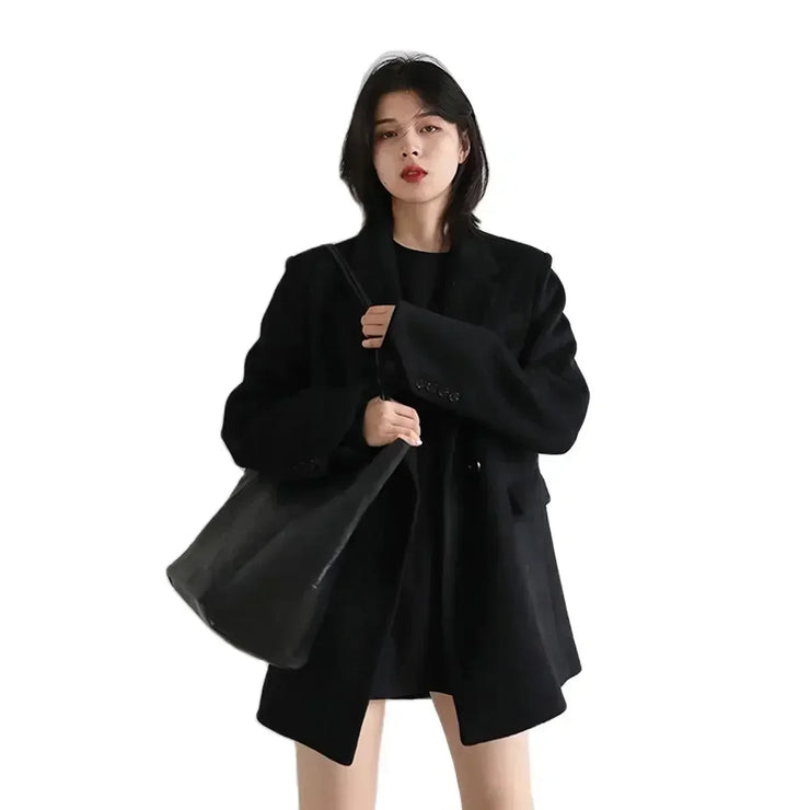 The Astoria Wool Blend Tailored Coat