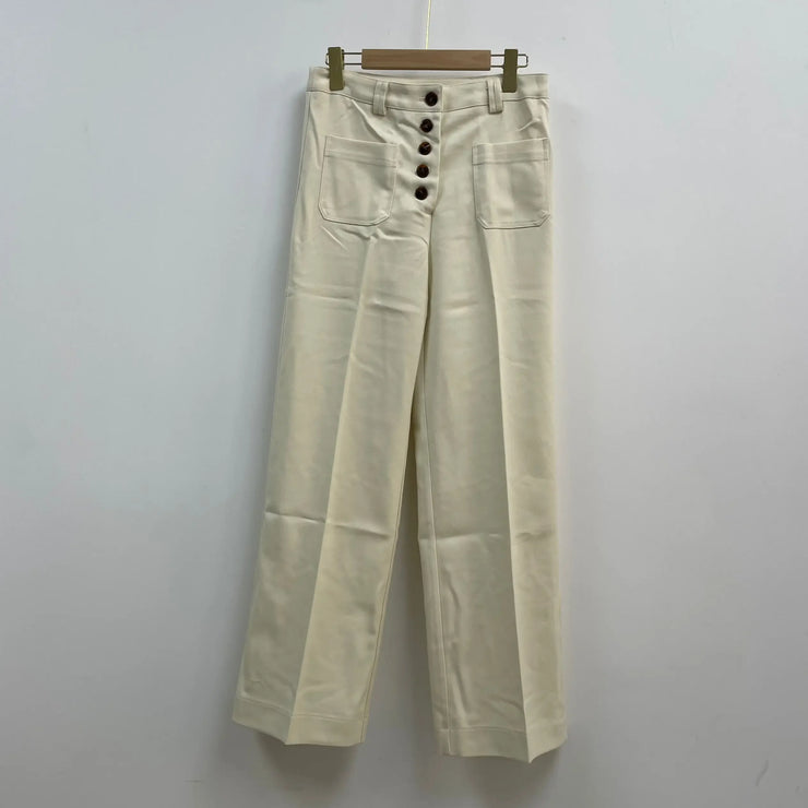 Refined & Ready – High-Waist Straight-Leg Office Trousers