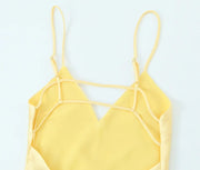 Satin Backless Slip Dress for Women