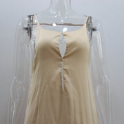 Chic Open Back Maxi Dress for Summer