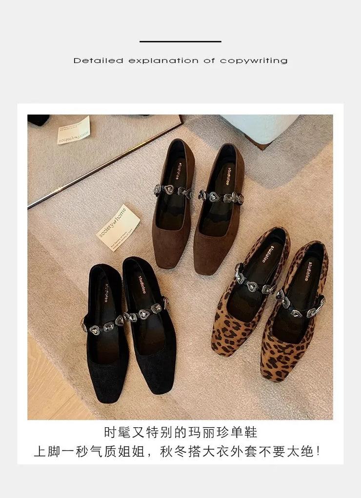 Shoes Women Flats Shallow Mouth Pointed Toe Loafers Ballerinas