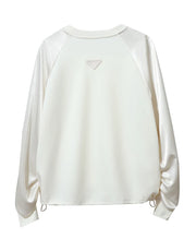 Amélie Satin Contrast Sweatshirt