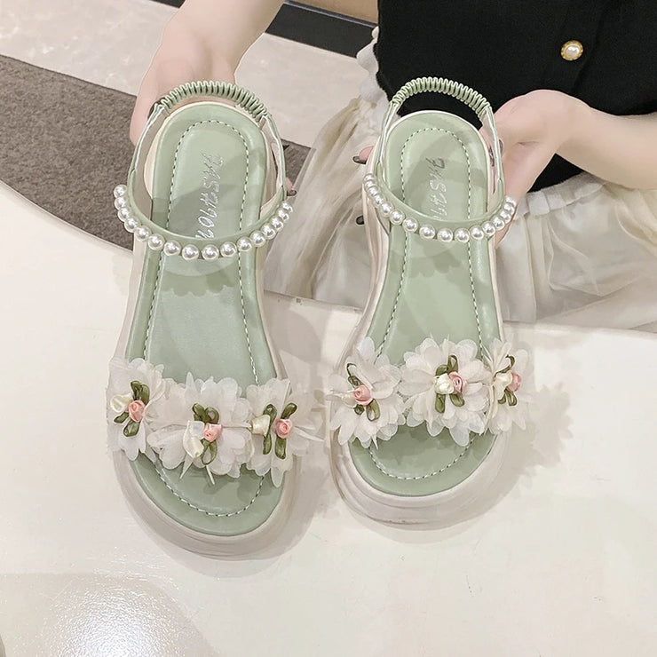 Blossom Pearl Garden Sandals