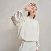 Amélie Satin Contrast Sweatshirt