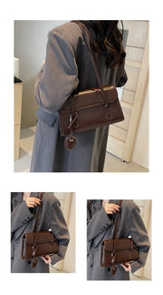 New High Sense Women Versatile Autumn and Winter Portable Shoulder Bag