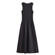 "Arden” Timeless Sleeveless Midi Dress