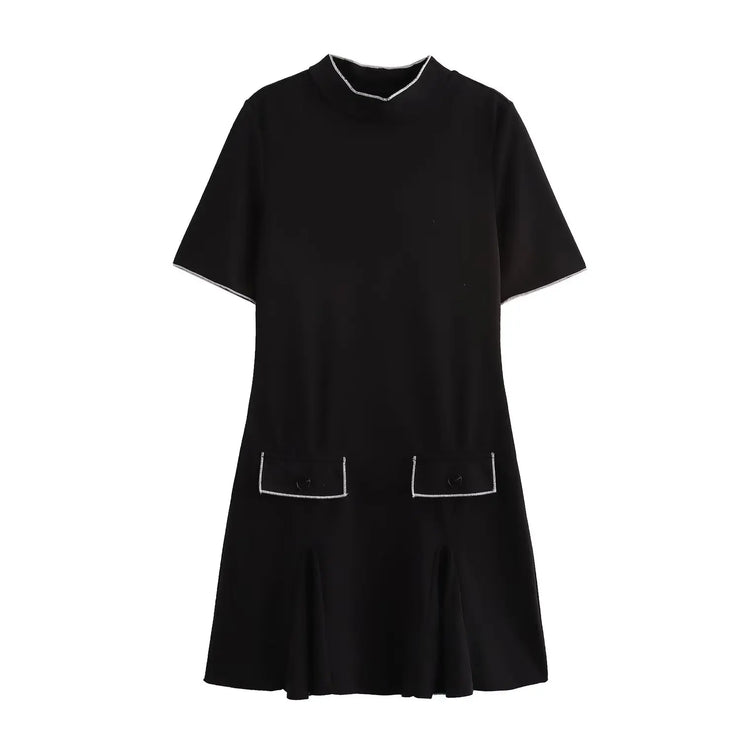 Mod Pocket Flare Mini Dress