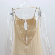 Chic Open Back Maxi Dress for Summer