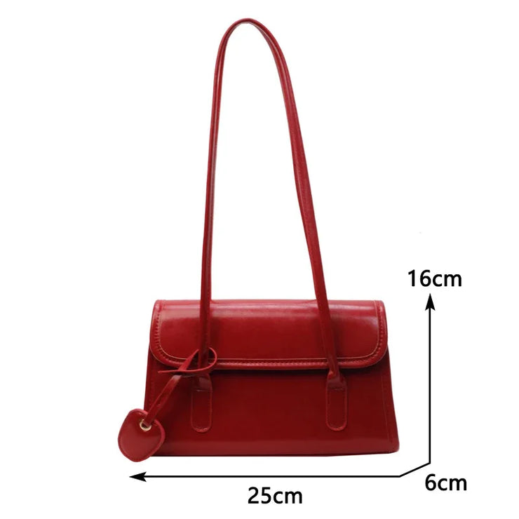 New High Sense Women Versatile Autumn and Winter Portable Shoulder Bag