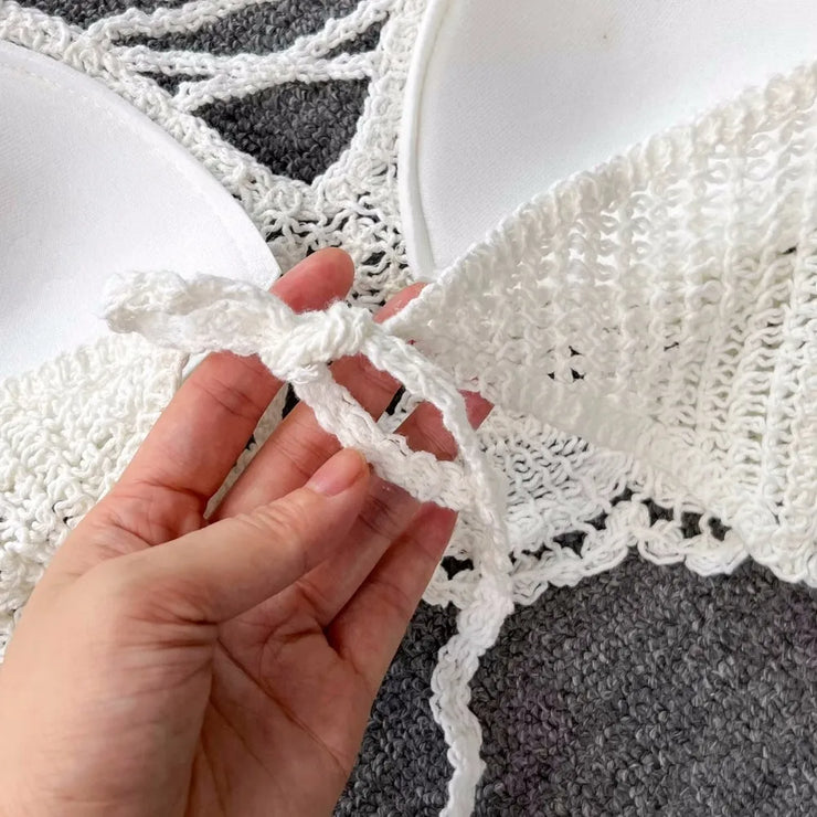 Two Piece Sets Women Summer Knit Camisole Elastic Waist Shorts