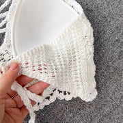 Two Piece Sets Women Summer Knit Camisole Elastic Waist Shorts