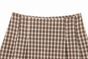 Heritage Checkered Vest & Skirt Co-Ord Set
