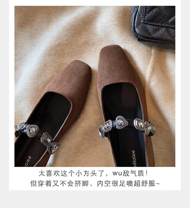 Shoes Women Flats Shallow Mouth Pointed Toe Loafers Ballerinas