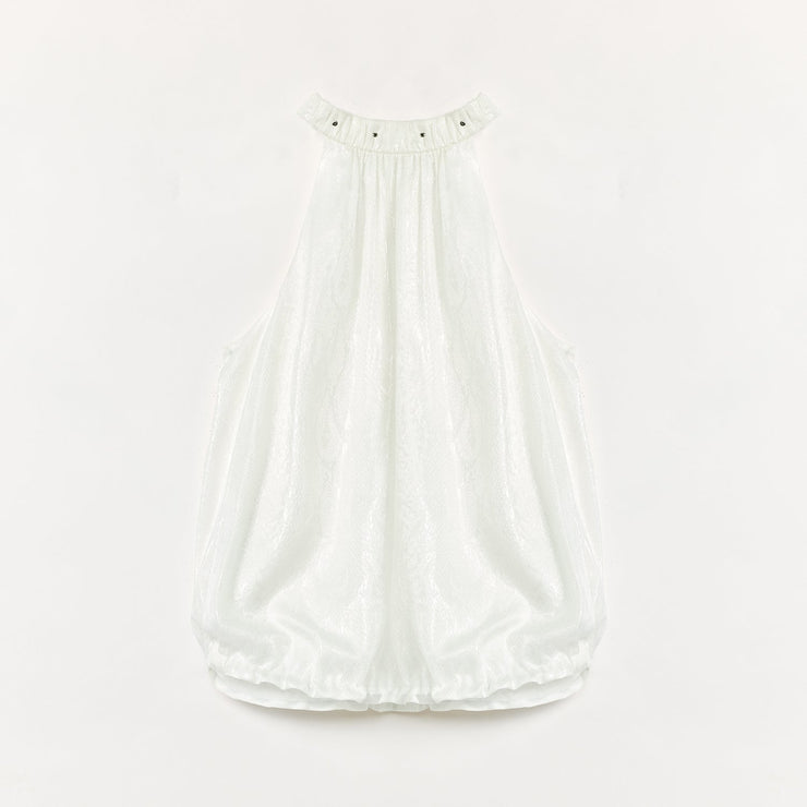 "Light and Shadow" Retro Posey Halter Neck Vest