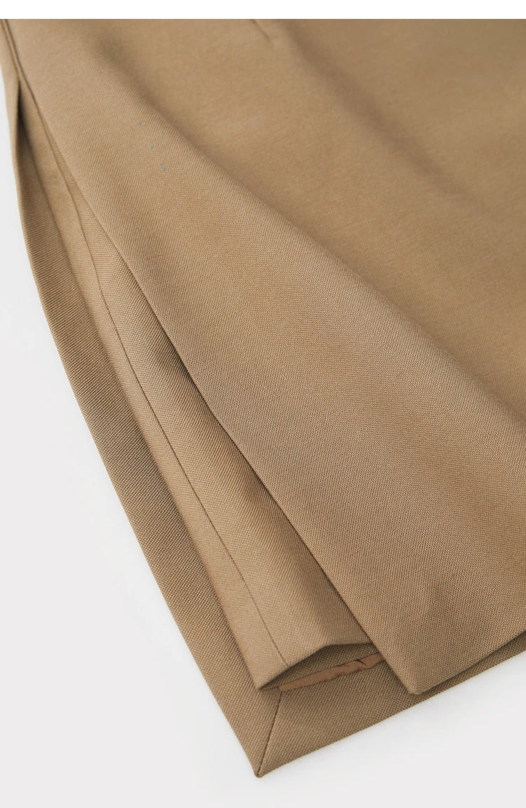 Minimalist Casual Shorts Skirts Women High Waist