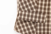 Heritage Checkered Vest & Skirt Co-Ord Set