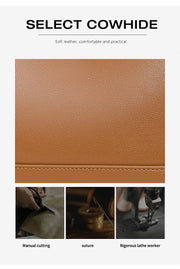 Classic Genuine Leather Structured Tote Bag