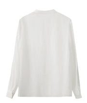 Magnolia Crest Embroidered Ramie Blouse