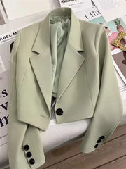 Élan Cropped Tailored Blazer