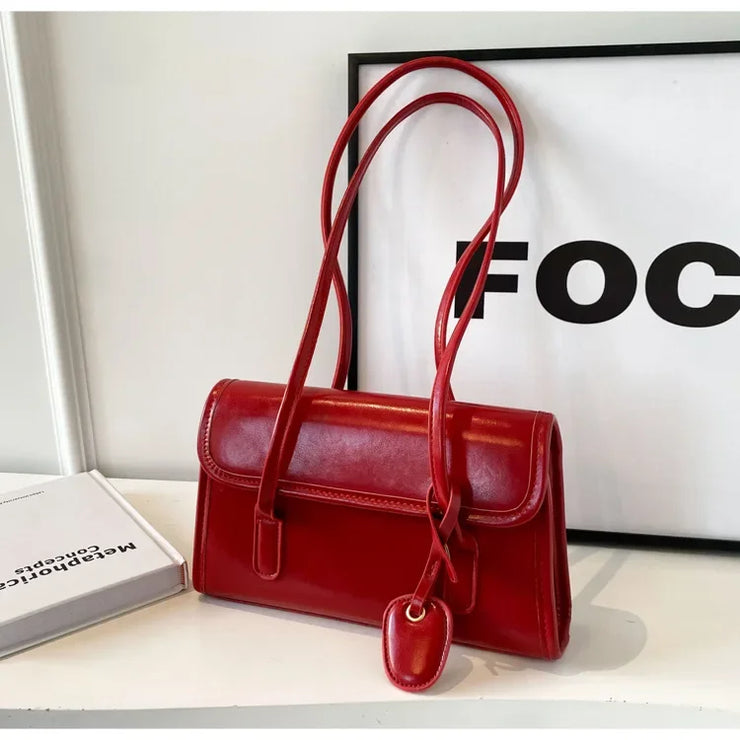 New High Sense Women Versatile Autumn and Winter Portable Shoulder Bag