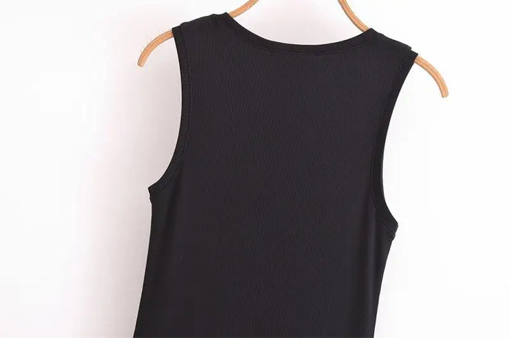 "Arden” Timeless Sleeveless Midi Dress