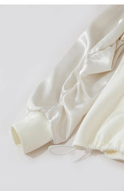 Amélie Satin Contrast Sweatshirt