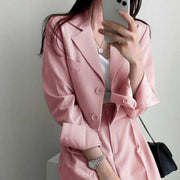 Château Cropped Blazer Set