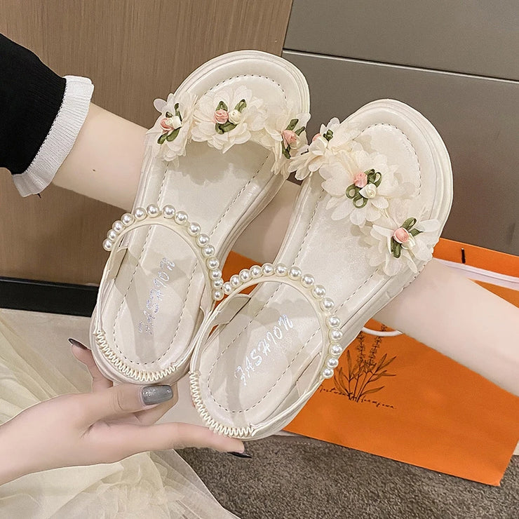 Blossom Pearl Garden Sandals