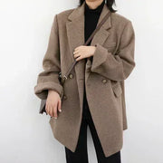The Astoria Wool Blend Tailored Coat