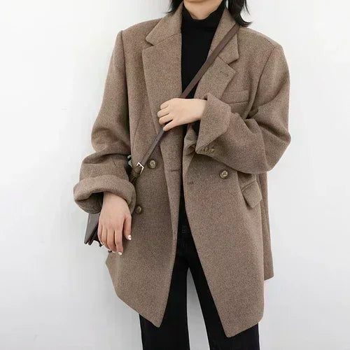 The Astoria Wool Blend Tailored Coat