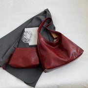 Women Vintage Soft PU Leather Shoulder Bag