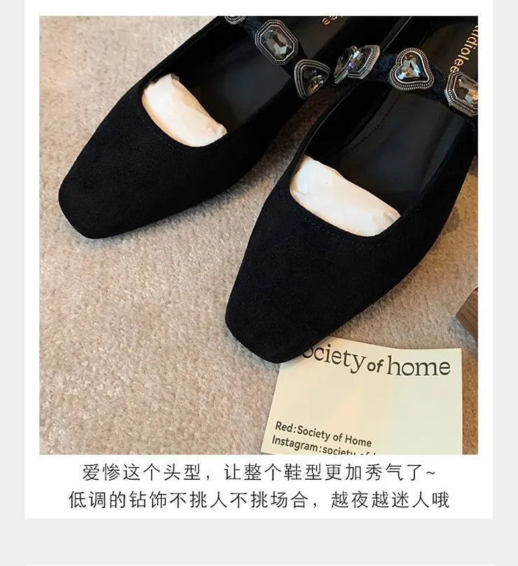 Shoes Women Flats Shallow Mouth Pointed Toe Loafers Ballerinas