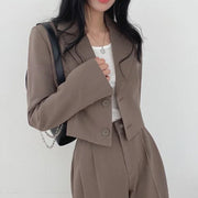 Château Cropped Blazer Set