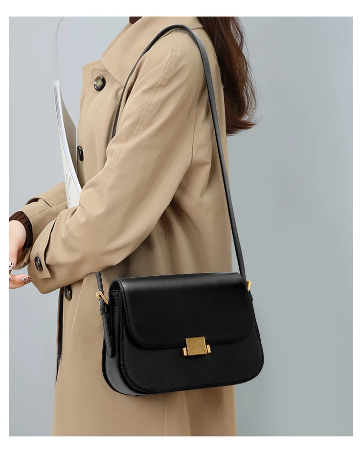 Margaux Classic Cowhide Shoulder Bag
