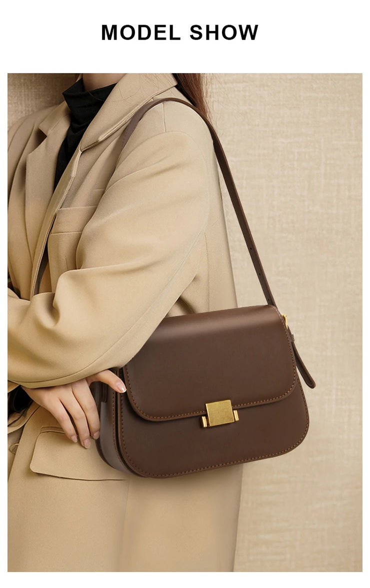 Margaux Classic Cowhide Shoulder Bag